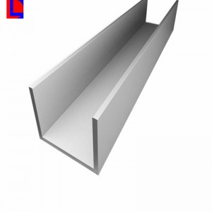 Anodized surface extrusion profile  u channel aluminum