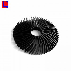 Aluminum alloy extruded led heat sink housing