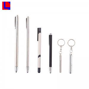 Beautifaul customized aluminum telescopic pen with great color