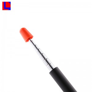 Adjustable/extension aluminum telescopic pole with plastic cap