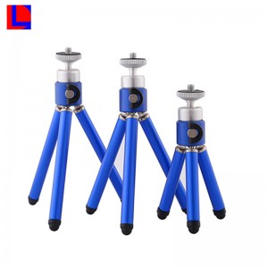 Easy carry beautiful portable telescopic aluminum JK tripod with high quality for camera and phone