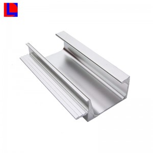 6000 series extruded square profile weight of aluminum section