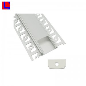 High quality different shapes aluminum profile with plastic covers